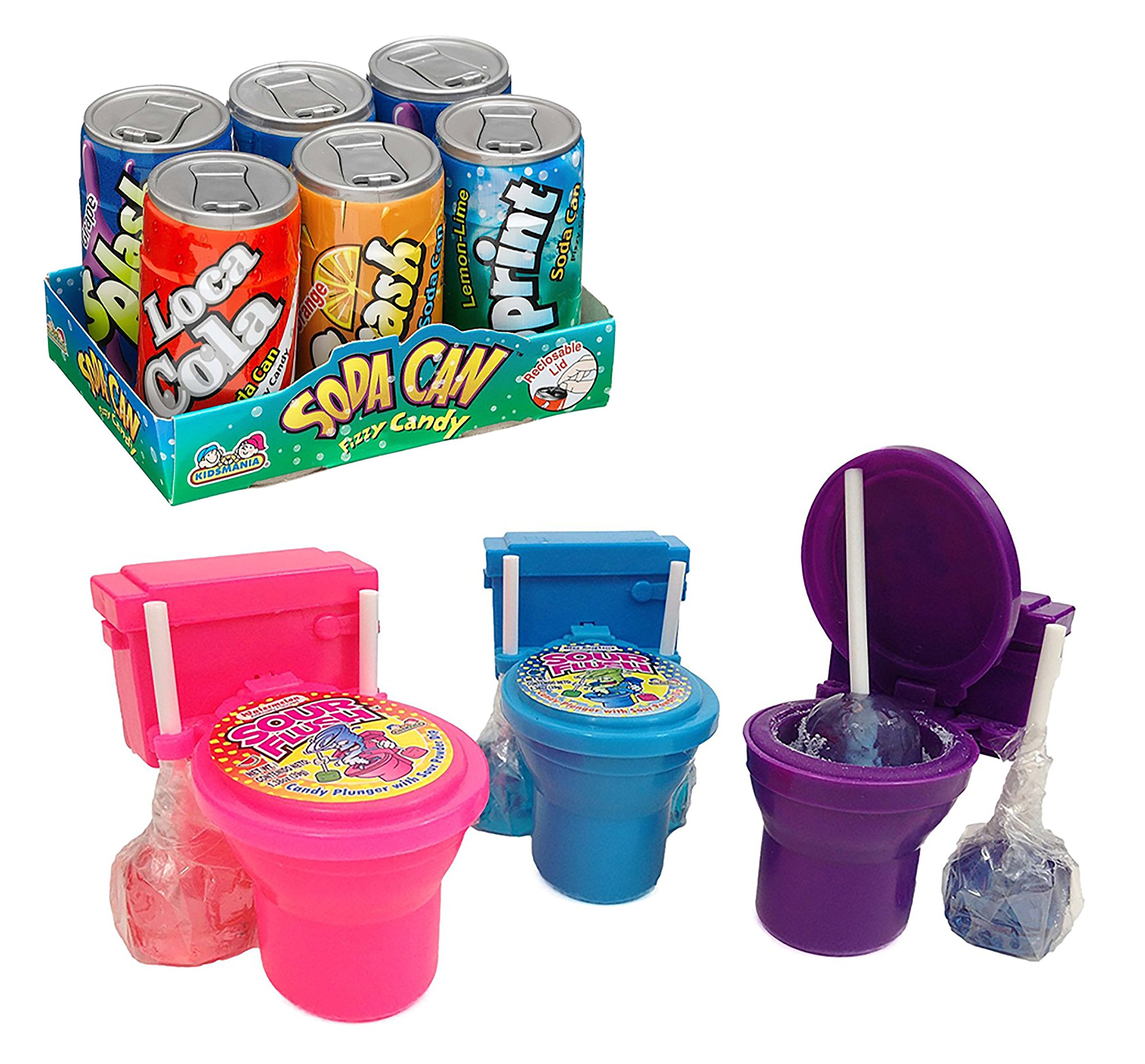 Amazon.com : Kids Novelty Candy Set- 1 Kidsmania Soda Can Fizz